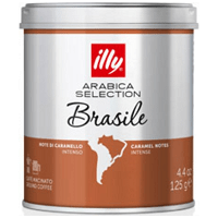 Illy Καφές Espresso Arabica Selection Brasile Αλεσμένος 125gr
