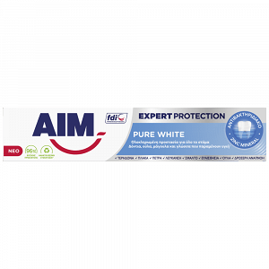 Aim Expert Protection Pure White Οδοντόκρεμα 75ml