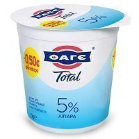 ΦΑΓΕ Γιαούρτι Total Στραγγιστό 5% Λιπαρά 1kg -0,50€
