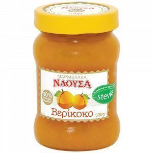 Νάουσα Μαρμελάδα Βερίκοκο Με Stevia 330gr