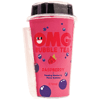 Omg Bubble Tea Rasberry 270ml