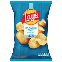 Lay's 50% Με Λιγότερο Αλάτι 120gr