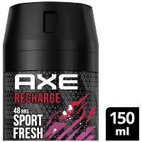 Axe Recharge Αποσμητικό Σώματος Σπρέυ Sport Fresh 150ml