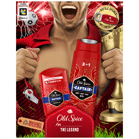 Old Spice Xmas Captain Σετ Αποσμητικό Σώματος Stick+Αφρόλουτρο+Ανοιχτήρι