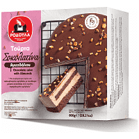 Ροδούλα Τούρτα Σοκολάτα Αμυγδάλου Κατεψυγμένη 800gr