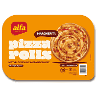 Alfa Pizza Rolls Margherita Kατεψυγμένα 6τεμ 540gr