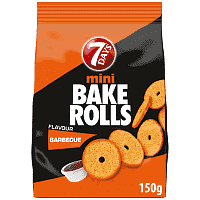 7 days Bake Rolls Mini Barbeque 150gr