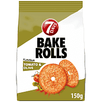 7days Bake Rolls Ντομάτα Ελιά 150gr