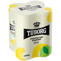 Tuborg Ανανάς - Λαιμ - Δυόσμος 4 x 330ml