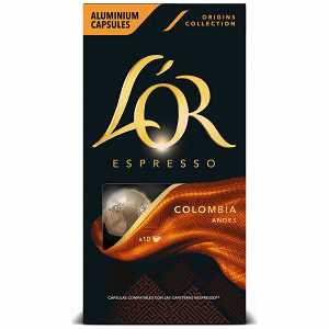 L'OR Kάψουλες Espresso Colombia Συμβατές Με Μηχανές Nespresso* 10τεμ