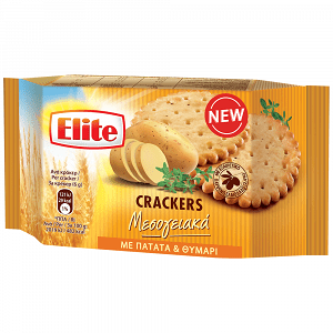Elite Μεσογειακά Crackers Πατάτα & Θυμάρι 105gr