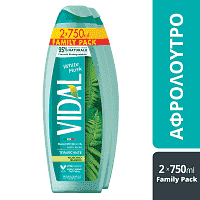 Vidal Shower Gel Wh Musk Family Pack 2x750ml