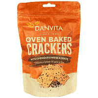 Oven Baked Crackers Cheddar & Seeds 100gr