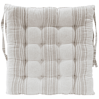 Pierre Cardin Μαξιλάρι Καρέκλας Με Ρίγες Μπέζ 40x40cm