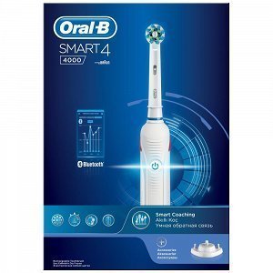 Oral-B Smart 4000 Επαναφορτιζόμενη Ηλεκτρική Οδοντόβουρτσα