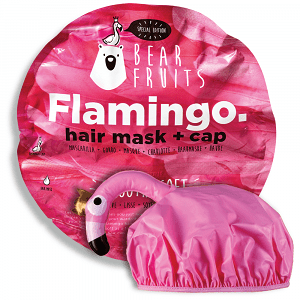 Bearfruits Μάσκα Μαλλιών & Σκούφο Flamingo 20ml