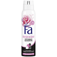 Fa Αποσμητικό Σώματος Σπρέι Invisible Sensitive 150ml