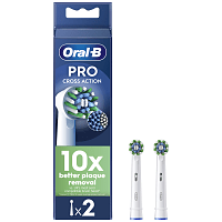 Oral-B Cross Action Κεφαλές Οδοντόβουρτσας x2