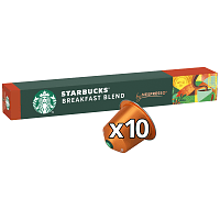 Starbucks Espresso Breakfast Blend Συμβατές Με Μηχανές Nespresso* 56gr 10τεμ