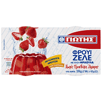 Γιώτης Φρουί Ζελέ Φράουλα Χωρίς Ζάχαρη 165gr 2τεμ