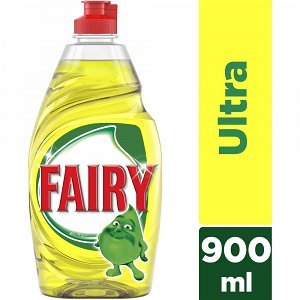 Fairy Ultra Λεμόνι Υγρό Πιάτων 900ml