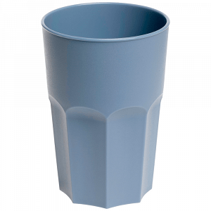 Ποτήρι Πλαστικό Πολυγωνικό Μπλε 500ml