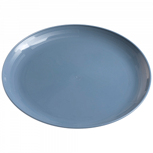 Πιάτο Πλαστικό Μεγάλο Ρηχό Μπλε