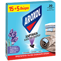 Aroxol Χαρτάκια Κατά Του Σκόρου 15Φ + 5Φ