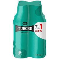 Tuborg Tonic Φιάλη 500ml 3+1 Δώρο