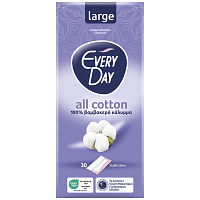 Everyday All Cotton Σερβιετάκια Large 30τεμ