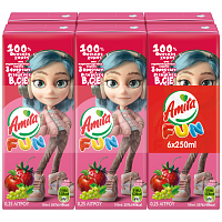 Amita Fun Κόκκινη Φρουτοπότο 6x250ml