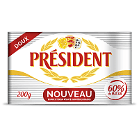 President Βούτυρο Ανάλατο 60% 200gr