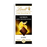 Lindt Excellence Lemon & Ginger 100gr