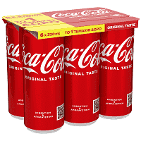Coca-Cola 330ml 5+1τεμ