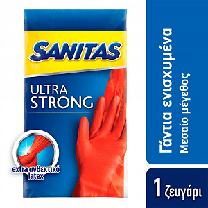 Sanitas Γάντια Ενισχυμένα Medium