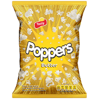 Tasty Ποπ Κορν Poppers Βούτυρο 75gr