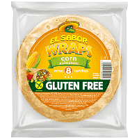 El Sabor Tortilla Gluten Free 15cm 160gr