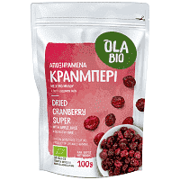 Ola Bio Cranberry Super Ολόκληροι Καρποί 100gr