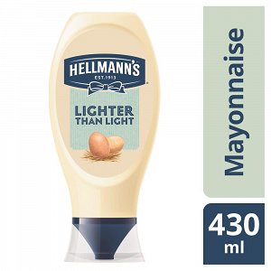 Hellmann's Μαγιονέζα Extra Light Top Down 430ml