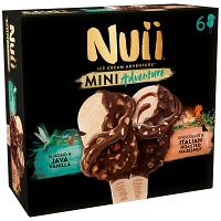 Nuii Mini Italian Hazelnut & Almond Java Vanilla (6x55ml) 252gr