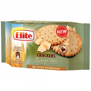 Elite Μεσογειακά Crackers Παρμεζάνα 105gr