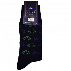 Lotus Κάλτσα Ανδρική Ελαστική Σχέδια Νο 43 - 46