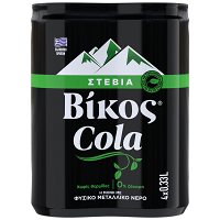 Βίκος Cola Stevia 4x330ml