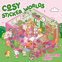 Βίβλιο Cosy Sticker Worlds