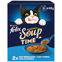 Felix Soups Μπακαλιάρο Τόνο Γλώσσα 6x48gr