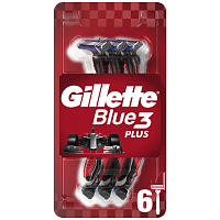 Gillette Blue 3 Plus Red Ξυραφάκια Μιας Χρήσης 6τεμ