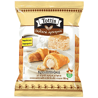 Tottis Εκλεκτή Αρτοποιΐα Κρουασανάκια Με Μιλφέιγ 300gr