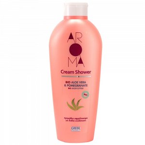 Aroma Cream Shower Βιολογική Αλόη Ρόδι 750ml