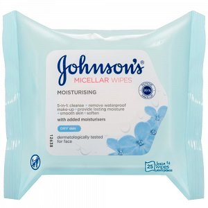 Johnson's Face Wipes Dry 25pcs