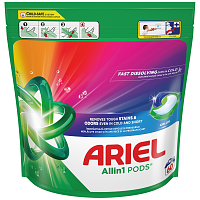 Ariel Απορρυπαντικό Πλυντηρίου Κάψουλες Touch Of Lenor Color All In 1 60μεζ.